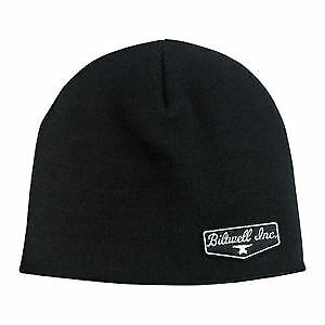 Cappello cuffia Biltwell beanie nero con logo