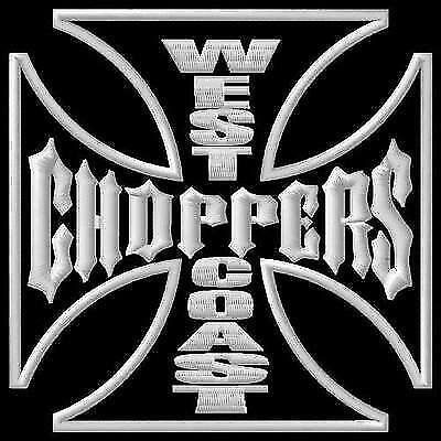 Toppa patch West Coast Choppers per giacca gilet biker Sportster Dyna